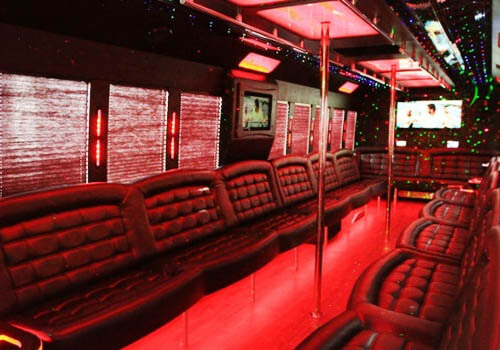 baltimore party bus interior